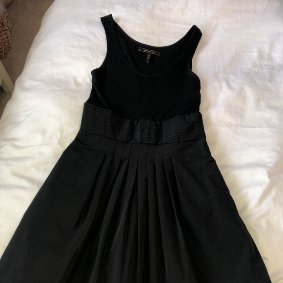 BCBG Black A-line dress with crinoline (Size 6) - Picture 2 of 5